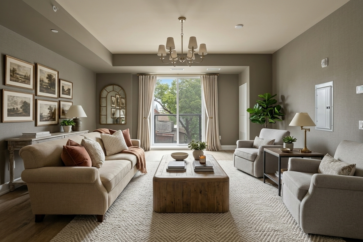 After living-room 1